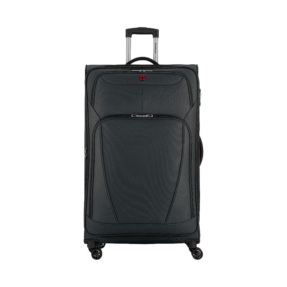 Wenger Beaumont Lite Large Softside Expandable 76cm Check-In Luggage Trolley Black - 612385