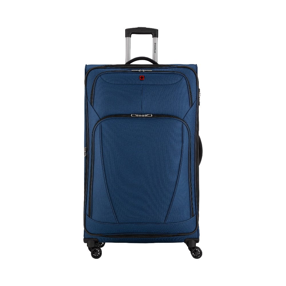 Wenger Beaumont Lite Large Softside Expandable 76cm Check-In Luggage Trolley Blue - 612386