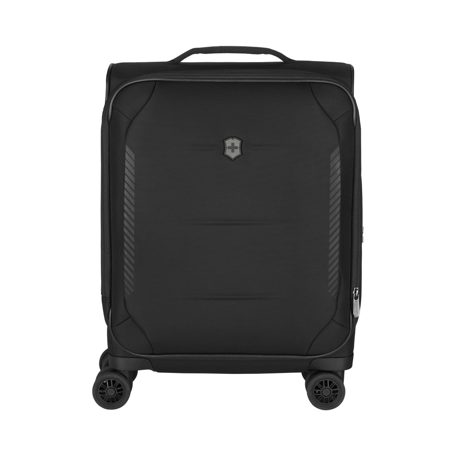 Victorinox Cross Light 55cm Softcase 4 Double Wheel Expandable Cabin Luggage Trolley Black - 612417