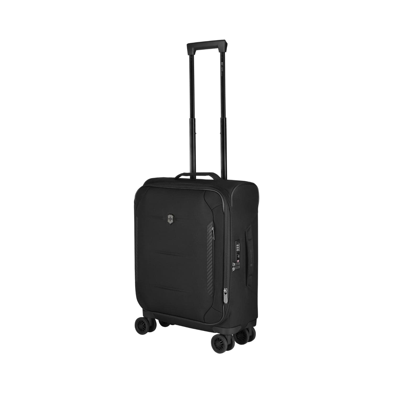 Victorinox Cross Light 55cm Softcase 4 Double Wheel Expandable Cabin Luggage Trolley Black - 612417