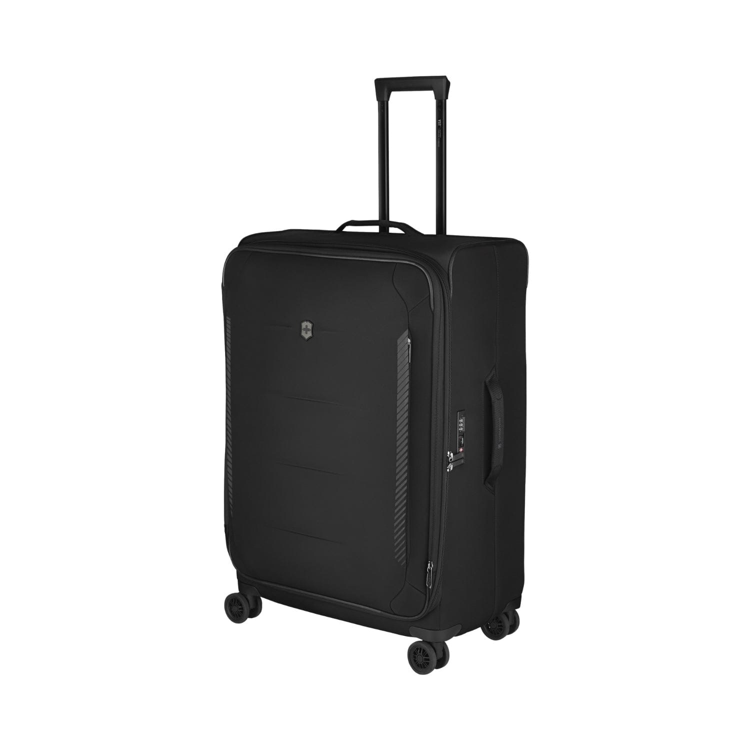 Victorinox Cross Light 76cm Softcase 4 Double Wheel Expandable Check-In Luggage Trolley Black - 612421