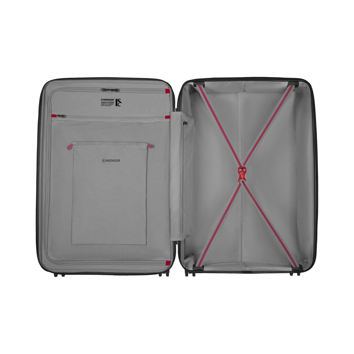 Wenger Motion 3 Piece 54+69+81cm Hardside Expandable Cabin & Check-In Luggage Trolley Set Black