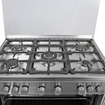 Electrolux ELUX 90X60 5GB GAS OVEN F.SAFETY CAST IRON  GRIDS S.STEEL-EKG941AAOX - Jashanmal Home