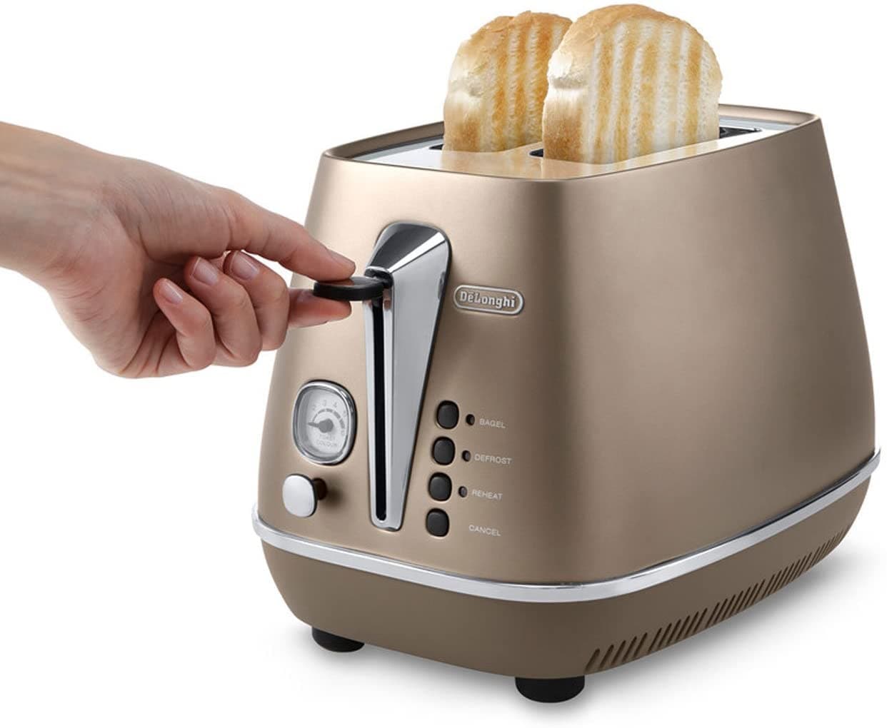 De'Longhi Distinta Toaster With Bun Warming CTI2103.BZ+BUN WARMING - Jashanmal Home