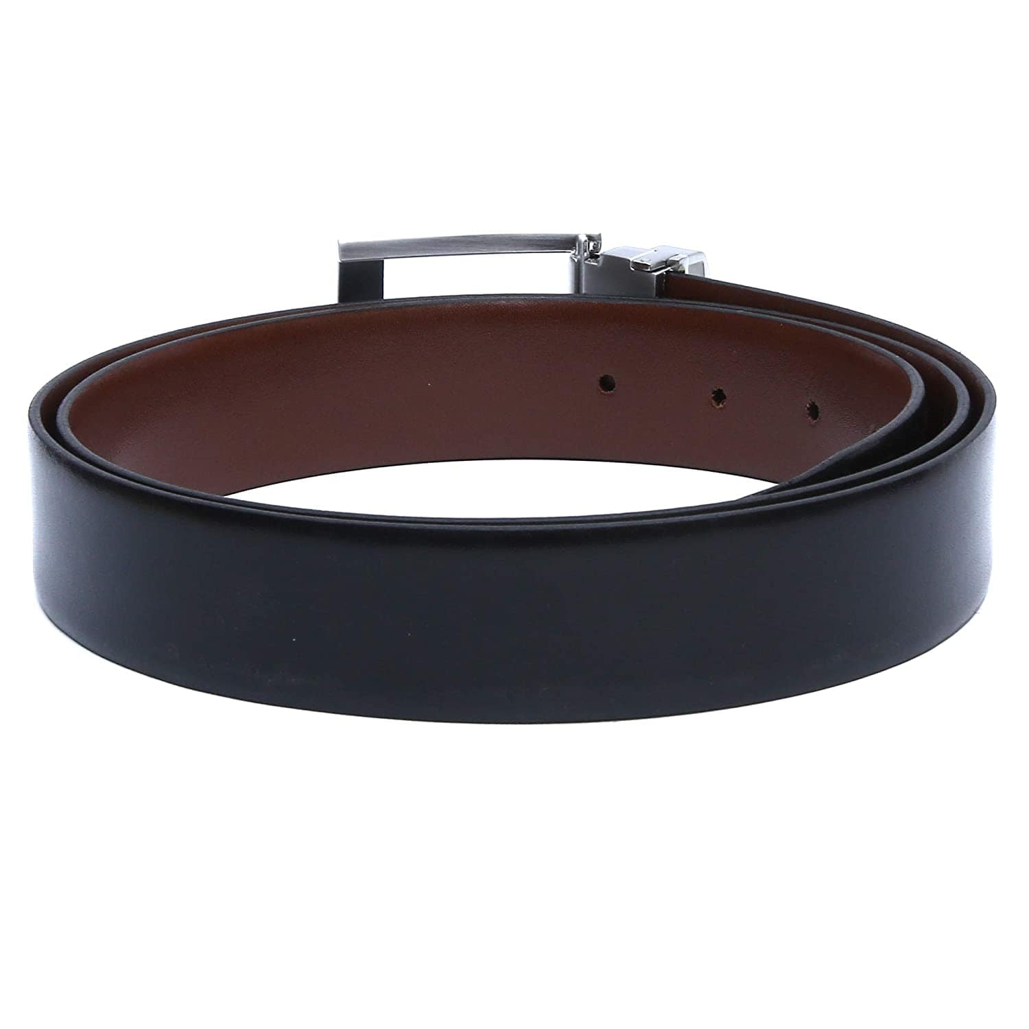 CROSS MEISTER PREMIUM LEATHER BELT WITH 30 MM PRONGED BUCKLE FOR MEN XL (112CM) - BLACK AND BROWN - AC1298194-2-XXL2
