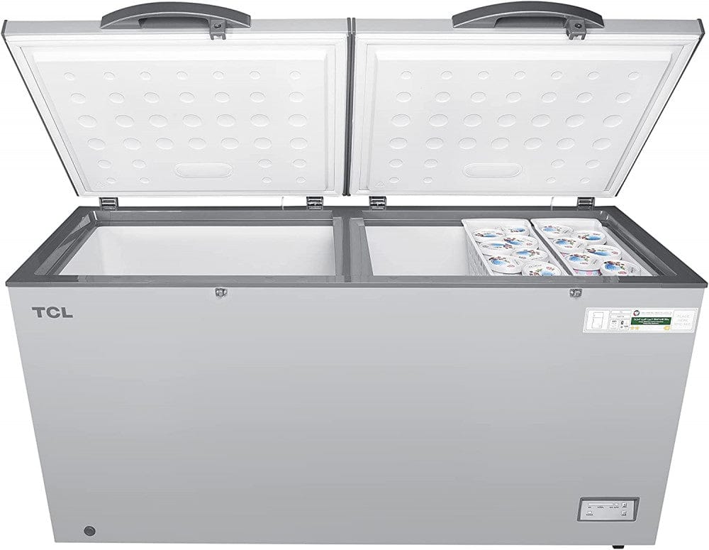 Tcl 920 Liters Chest Freezer Electronic Control, Silver F920Cfsl