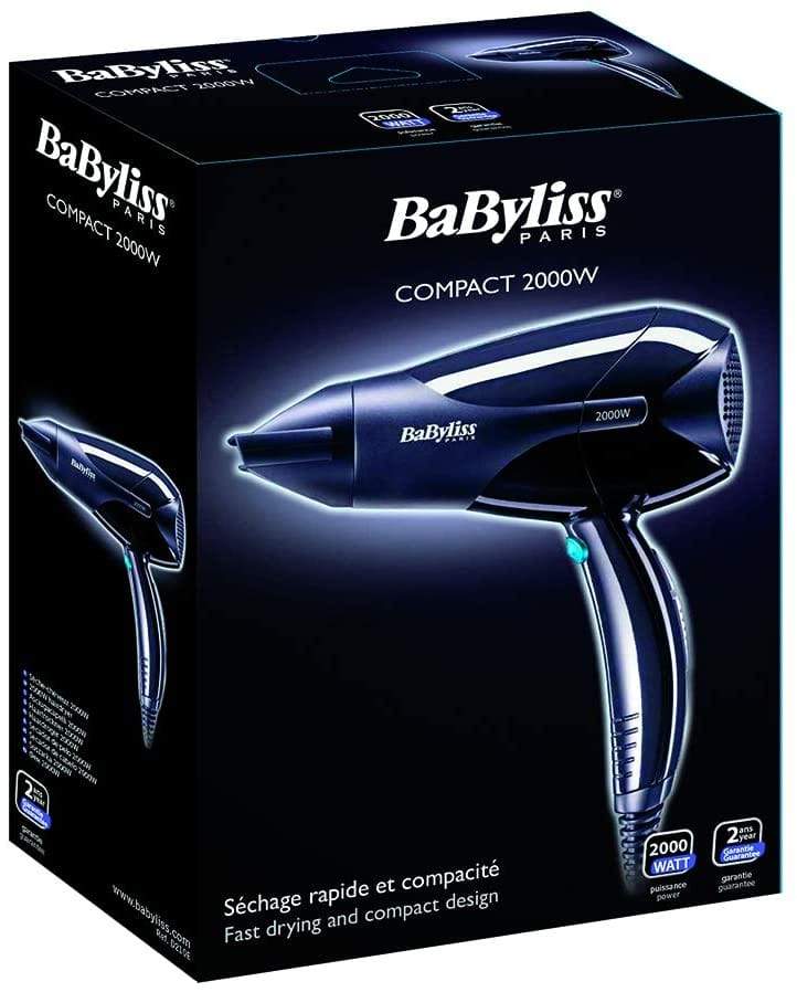 BaByliss Hair Dryer Compact 2100 W - D210SDE - Jashanmal Home