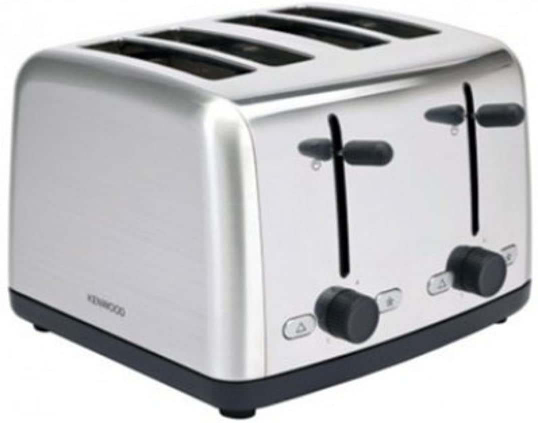 Kenwood 4 Slice 1800 Watts Stainless Steel Toaster TTM480 - Jashanmal Home
