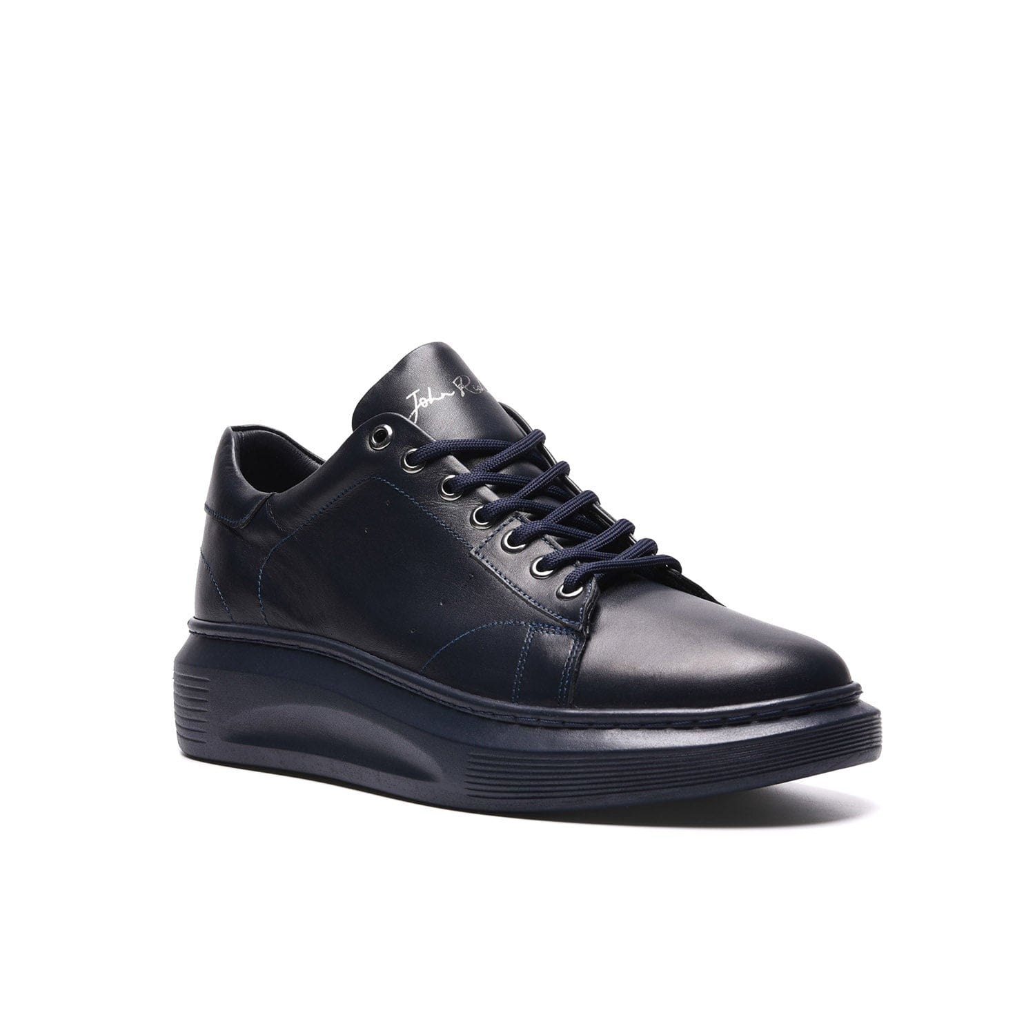 John Richardo Mens Sneakers Navy Blue -17265-2
