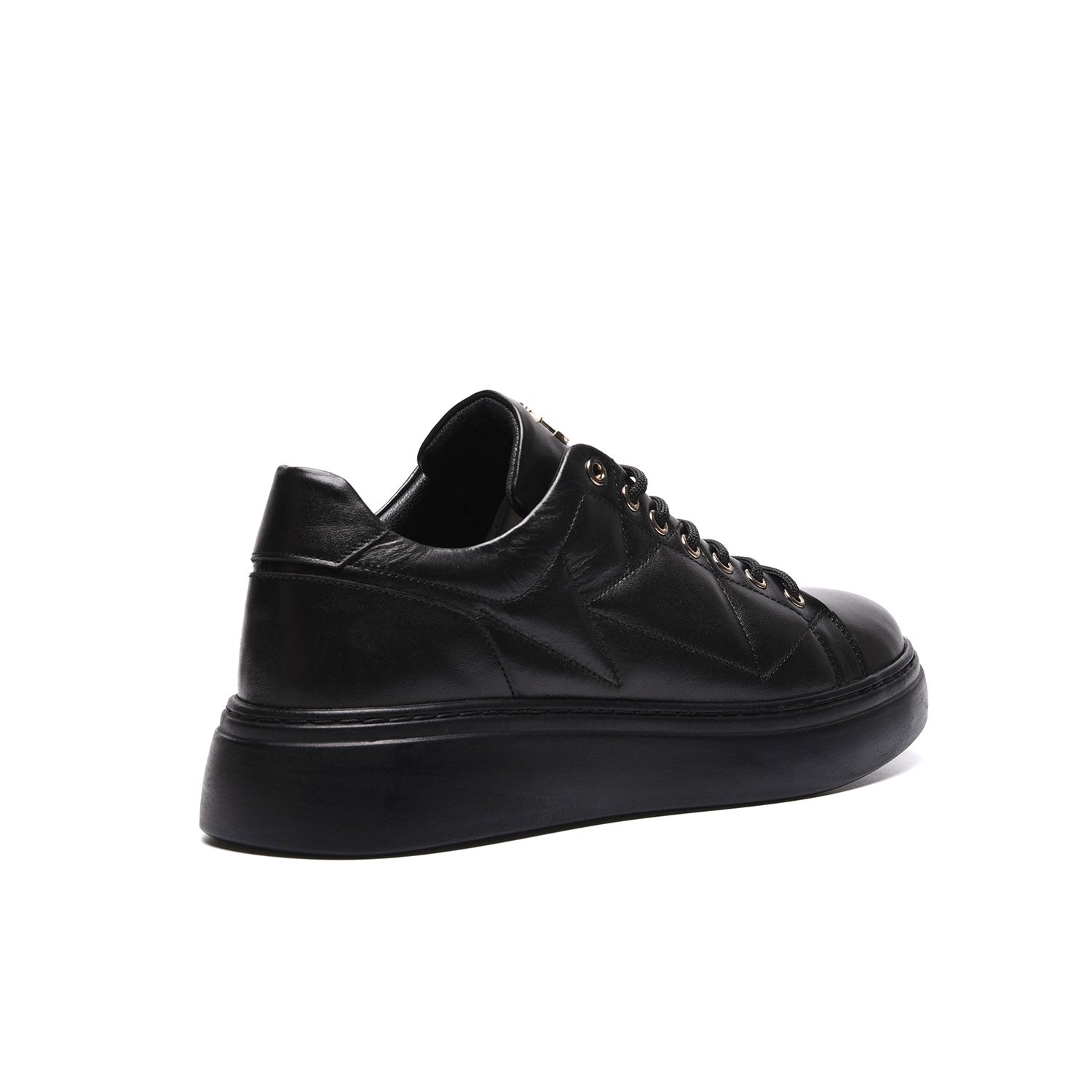 John Richardo Mens Sneakers Black - 17169-1