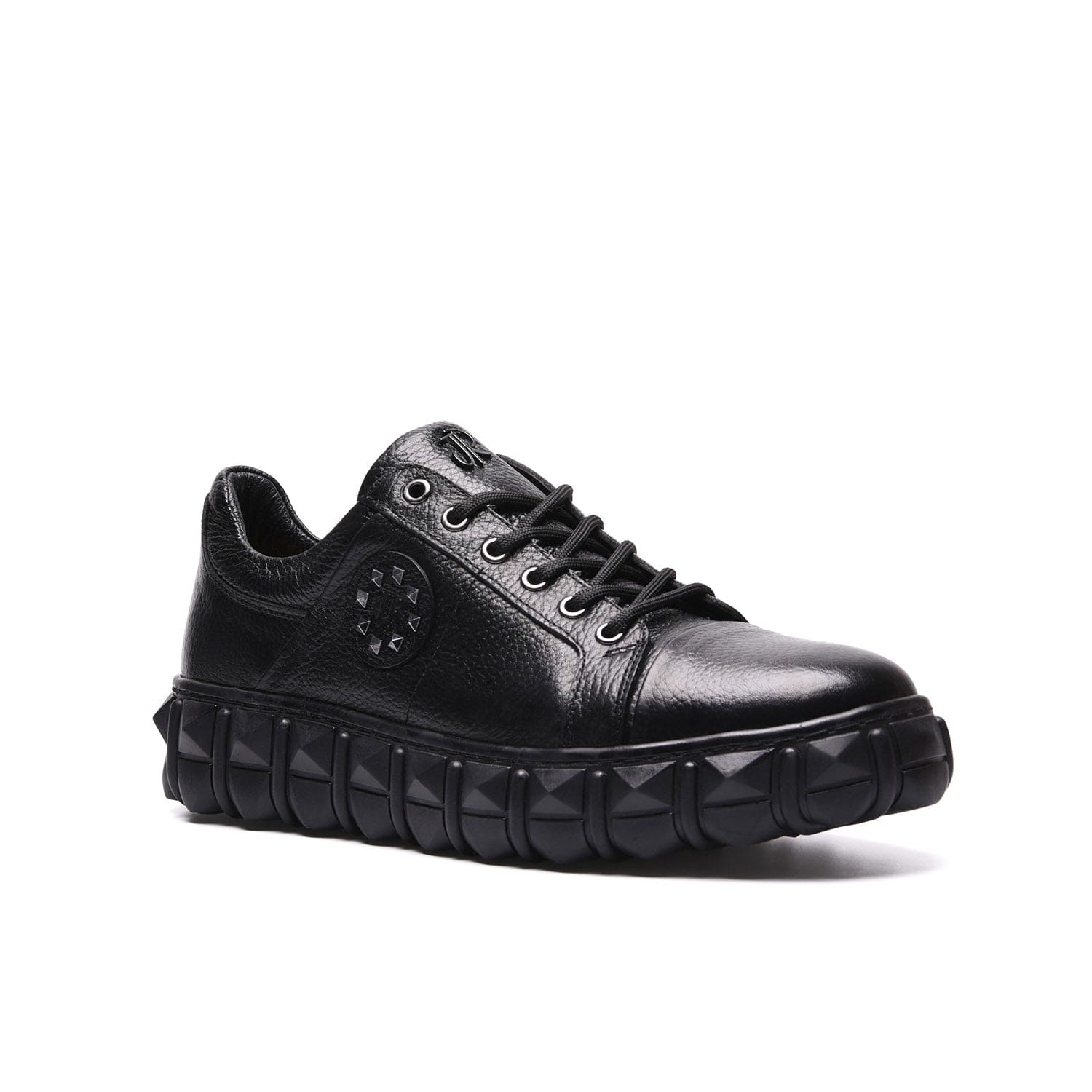 John Richardo Mens Sneakers Black - 17124-1