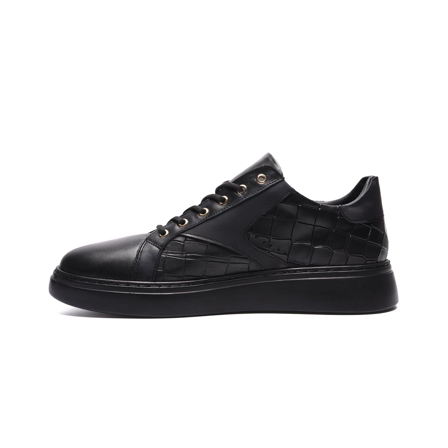 JOHN RICHARDO Mens Sneakers Black - 17188-1