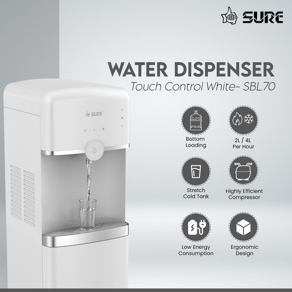 Sure Bottom Loading Water Dispenser Touch Control