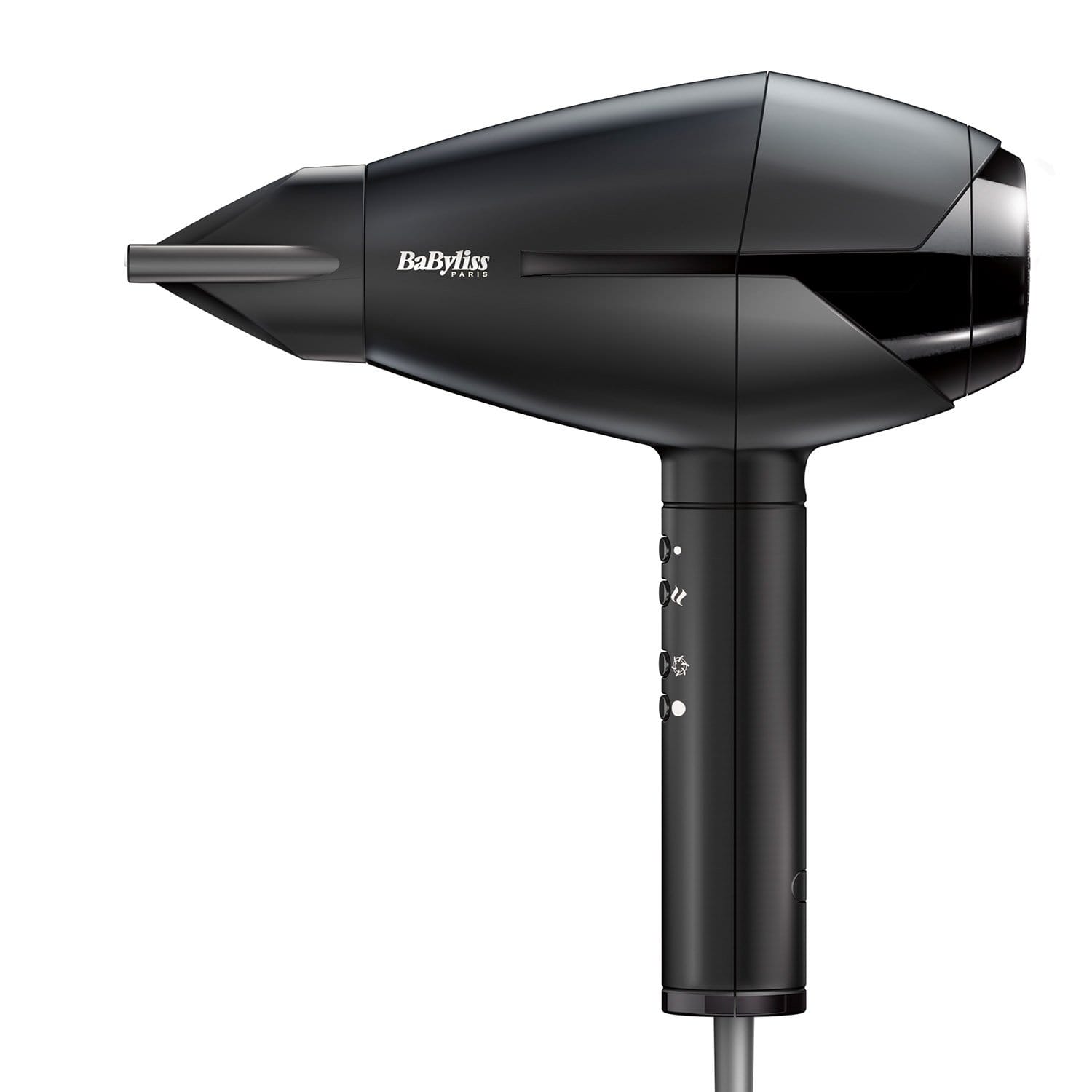 BABYLISS COMPACT AC DRYER 2300W BLACK WITH DIFFUSER MADE IN ITALY - 6720SDE