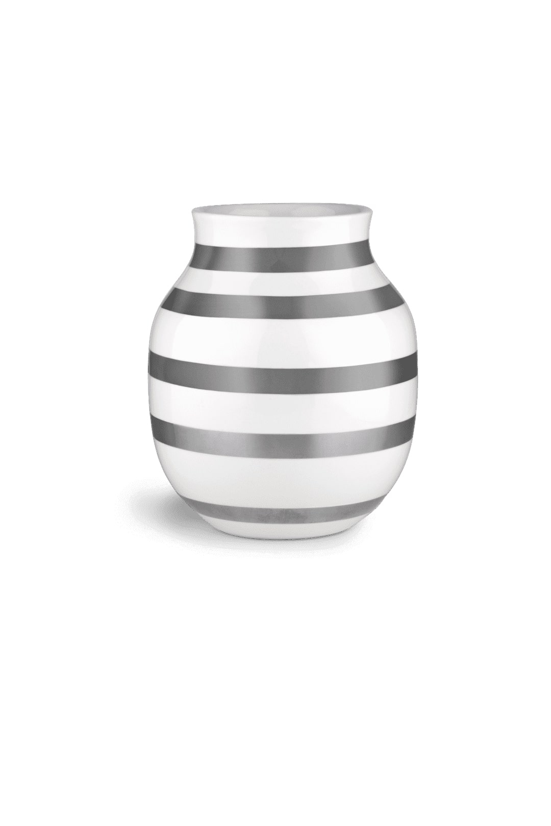 Kähler Omaggio Vase H20 Silver (15212)