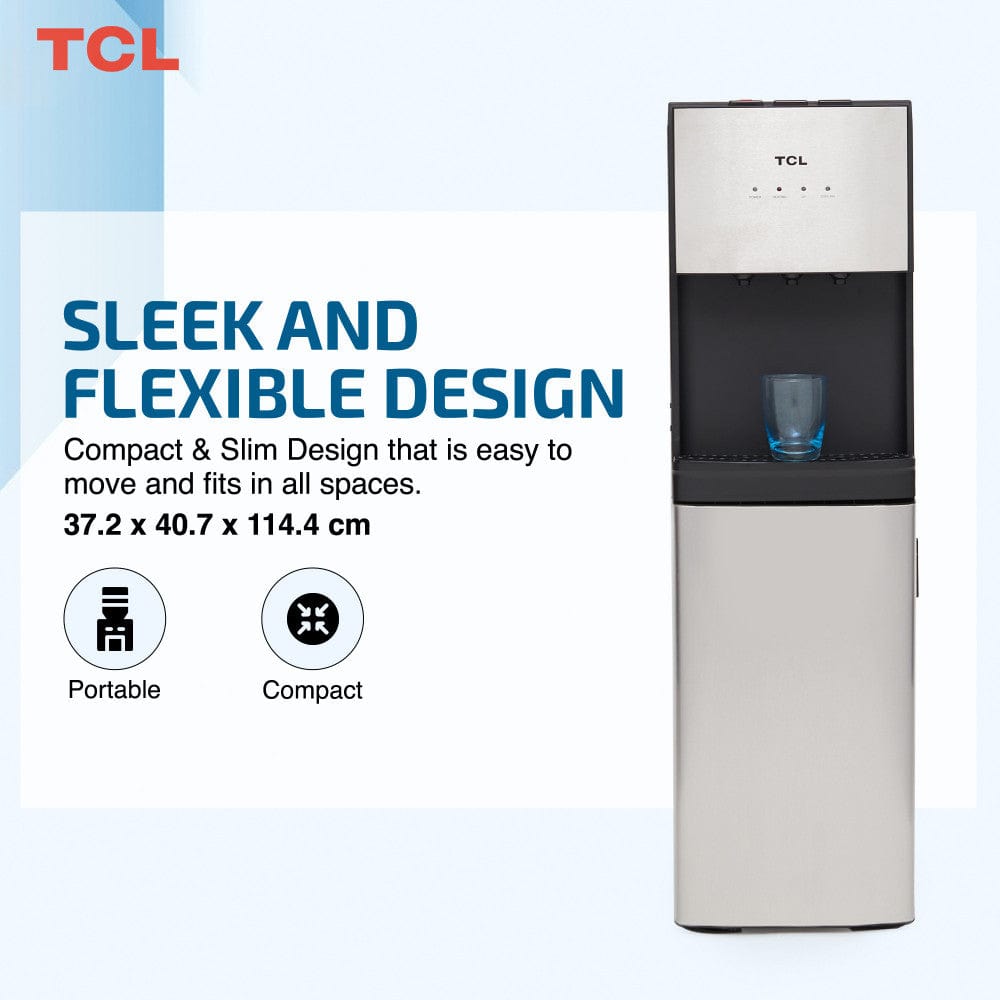 TCL 3-Tap Bottom Loading Water Dispenser with UV Light