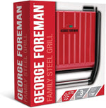 George Foreman Medium Steel Grill Family