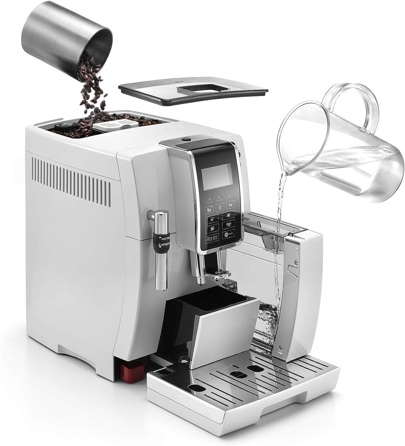De'Longhi ماكينة صنع القهوة أوتوماتيكية بالكامل ECAM350.35.W