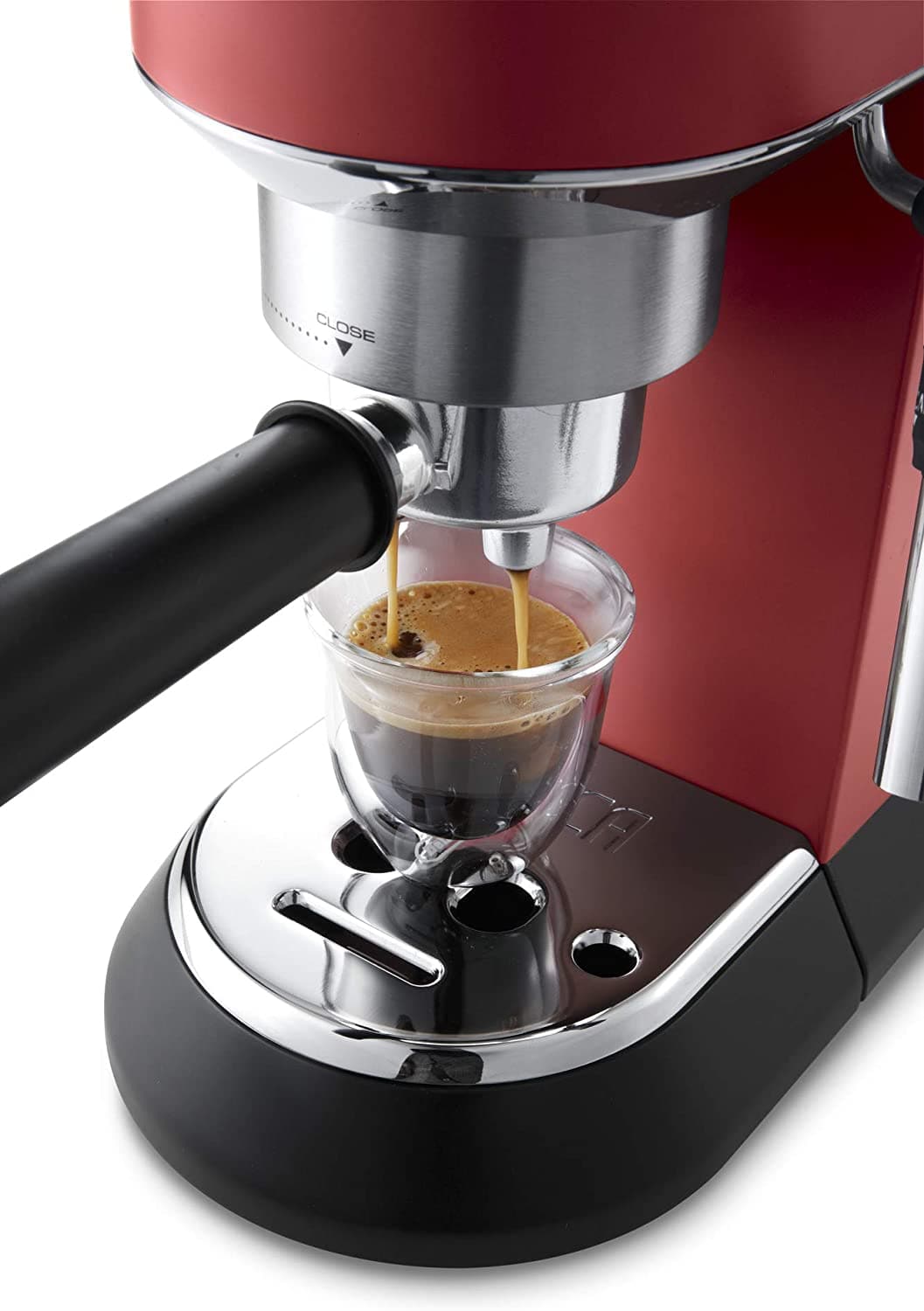 De'Longhi Dedica Style Pump Espresso Machine Red, EC685.R+KG79 (Bundle) - Jashanmal Home