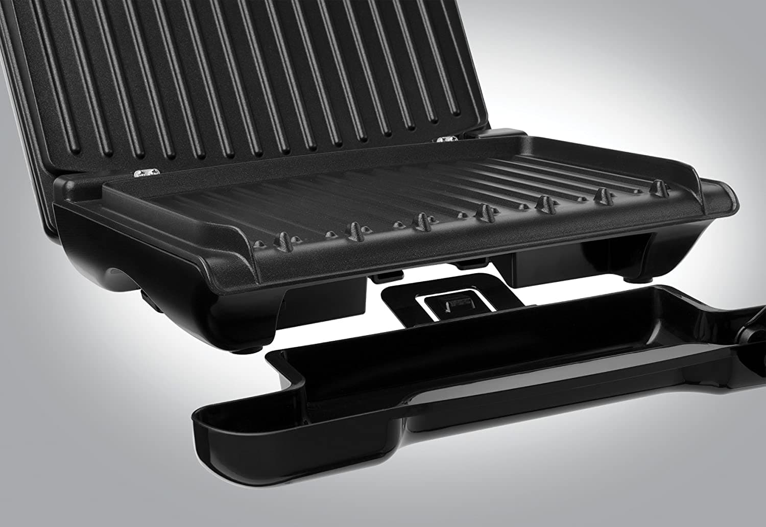 George Foreman Large Steel Grill Family, Grey 1850W - 25051