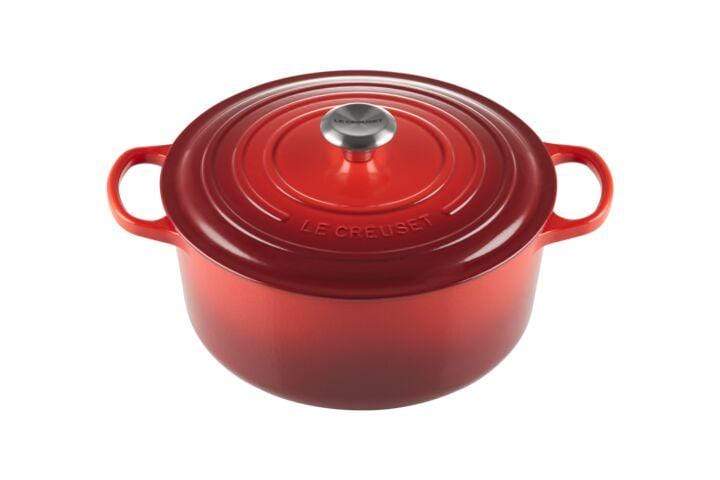 LE CREUSET ROUND FRENCH OVEN 28CM CHERRY RED - 21177280602430
