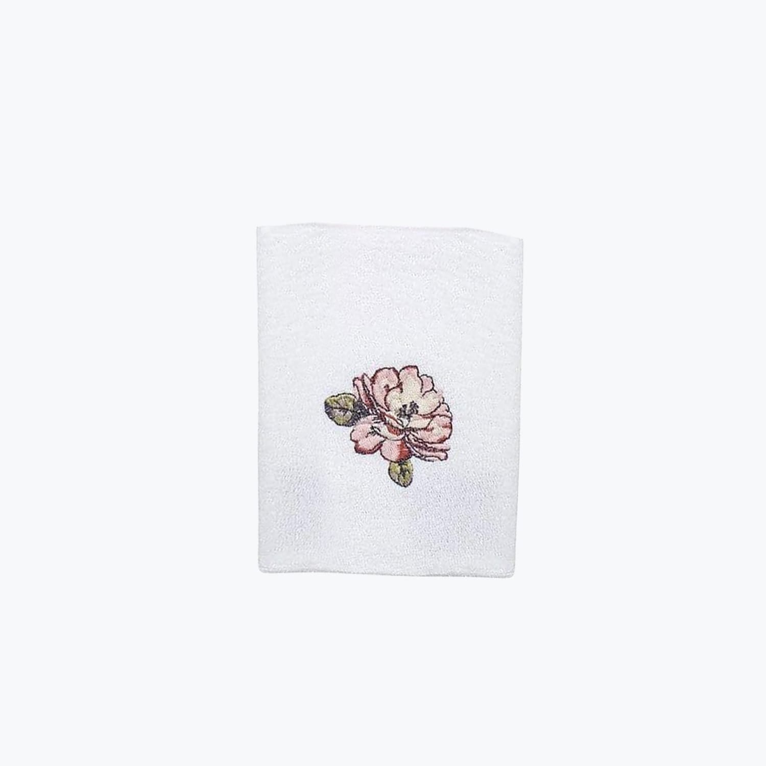 Avanti Butterfly Garden Fingertip Towel - White - 38224WHT