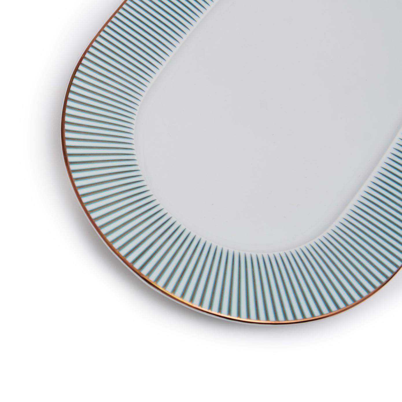 Porland Porselen Seal Oval Plate 34Cm