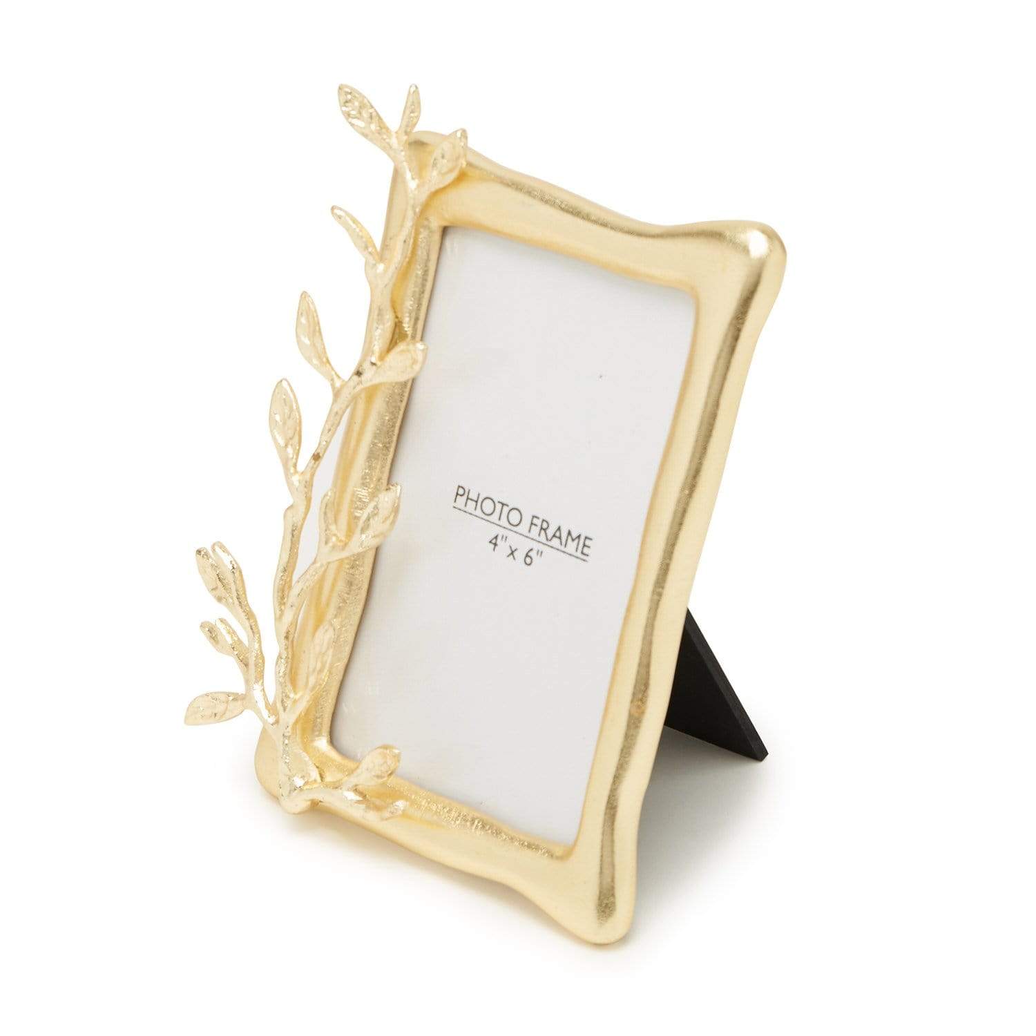 BIRCH PHOTO FRAME 4X6IN GOLD FINISHED BRASS AND ALUM - 1218305S