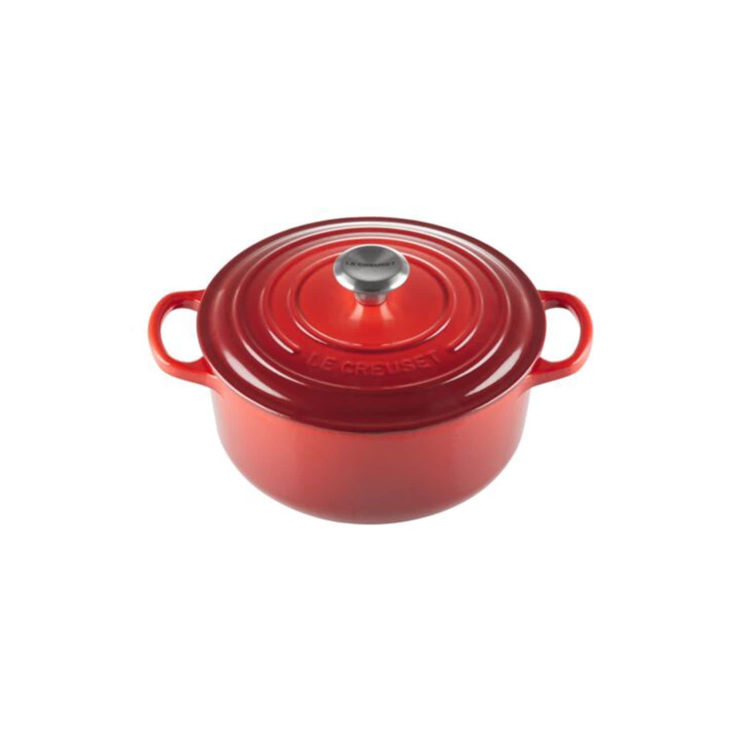 LE CREUSET ROUND FRENCH OVEN 22CM CHERRY RED - 21177220602430