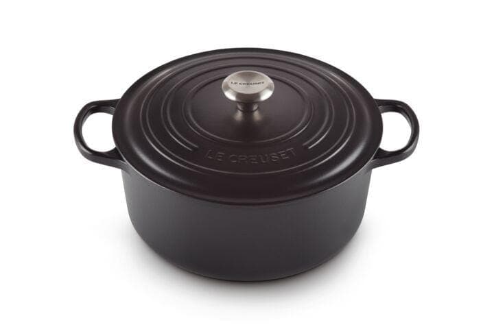 LE CREUSET ROUND FRENCH OVEN 28CM SATIN BLACK - 21177280000430