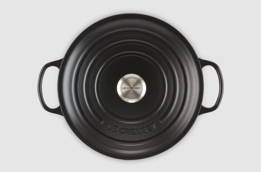 LE CREUSET ROUND FRENCH OVEN 24CM SATIN BLACK