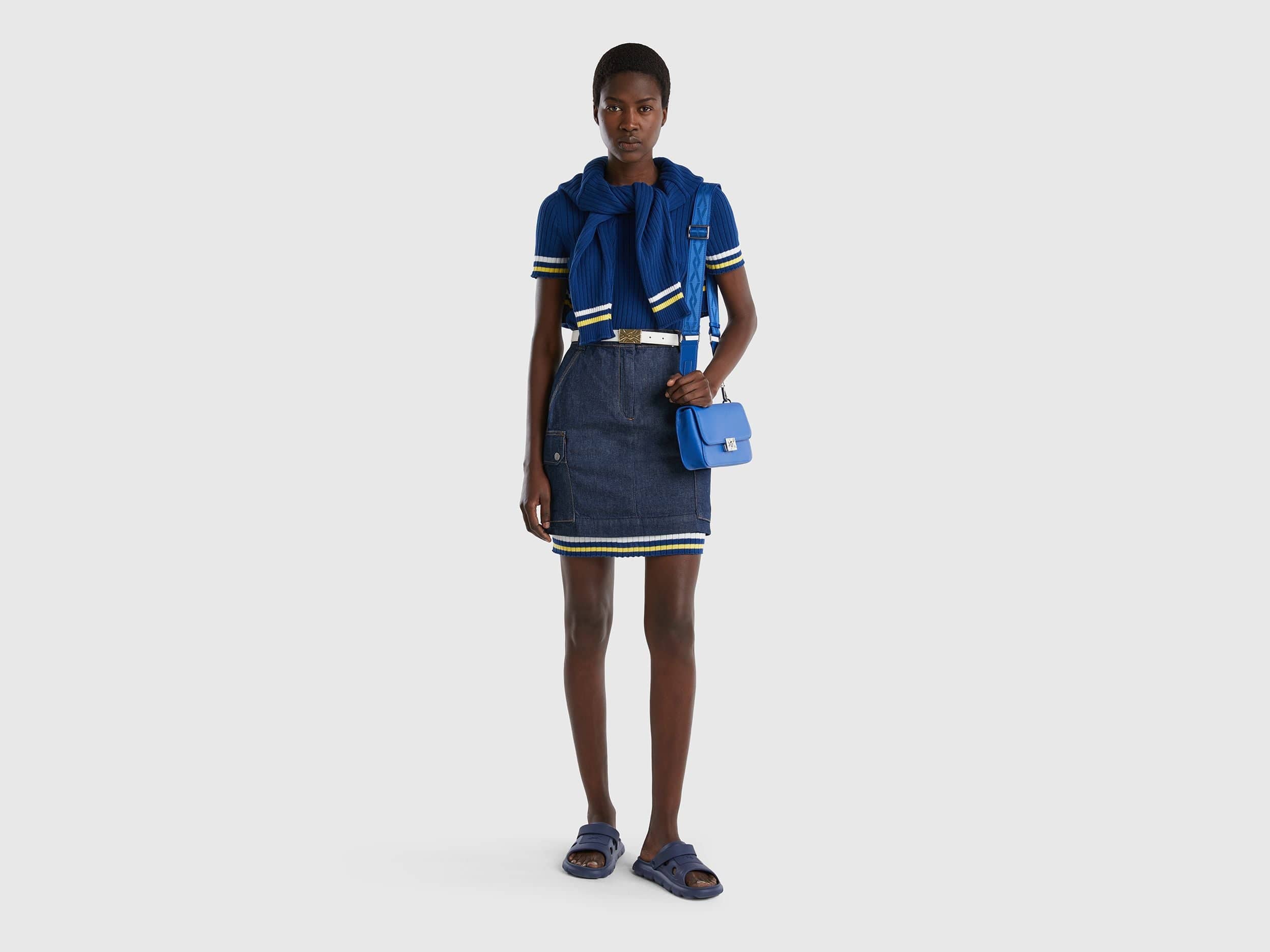Mini skirt with cargo pockets