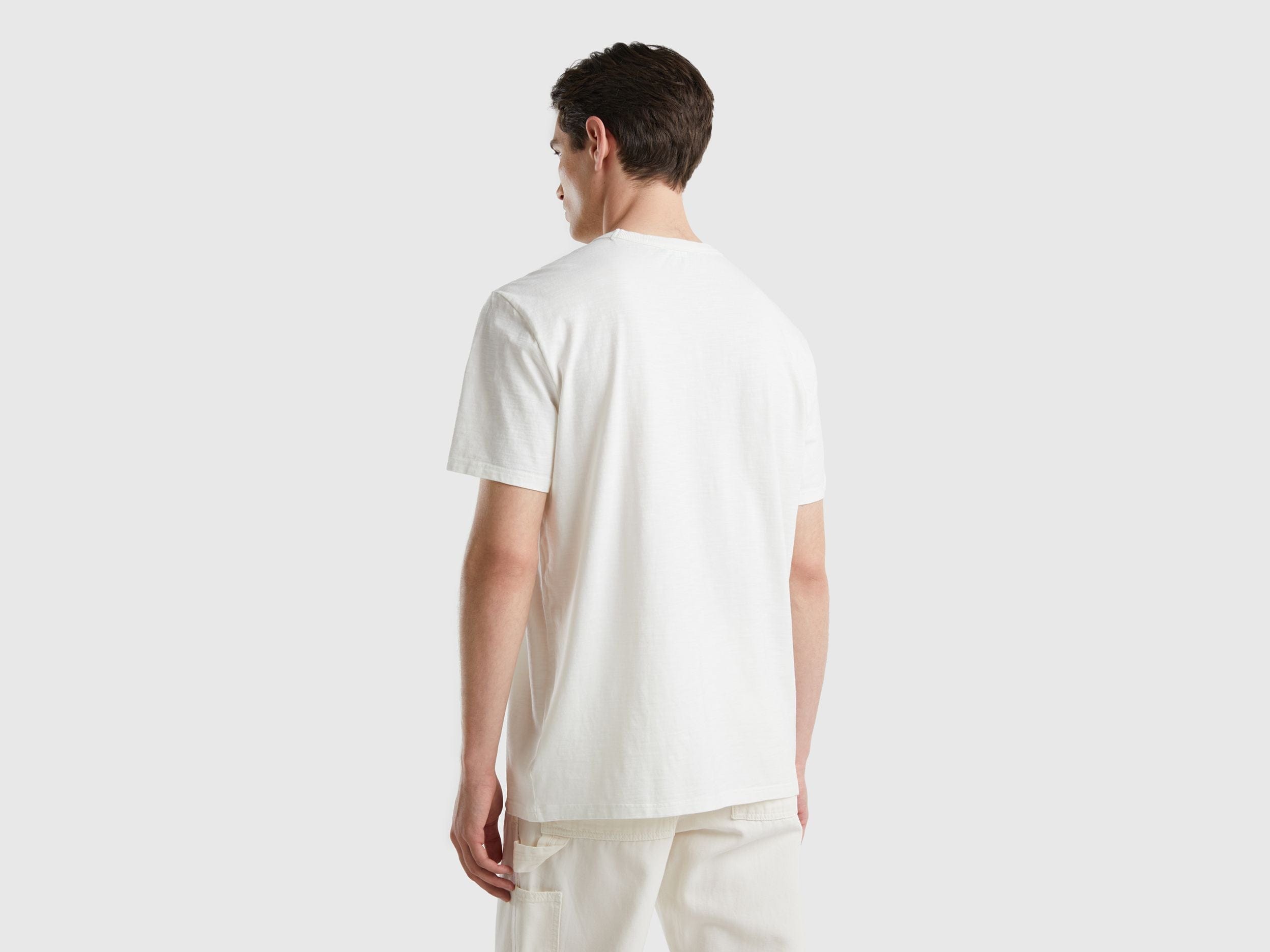 T-shirt with printed pocket
