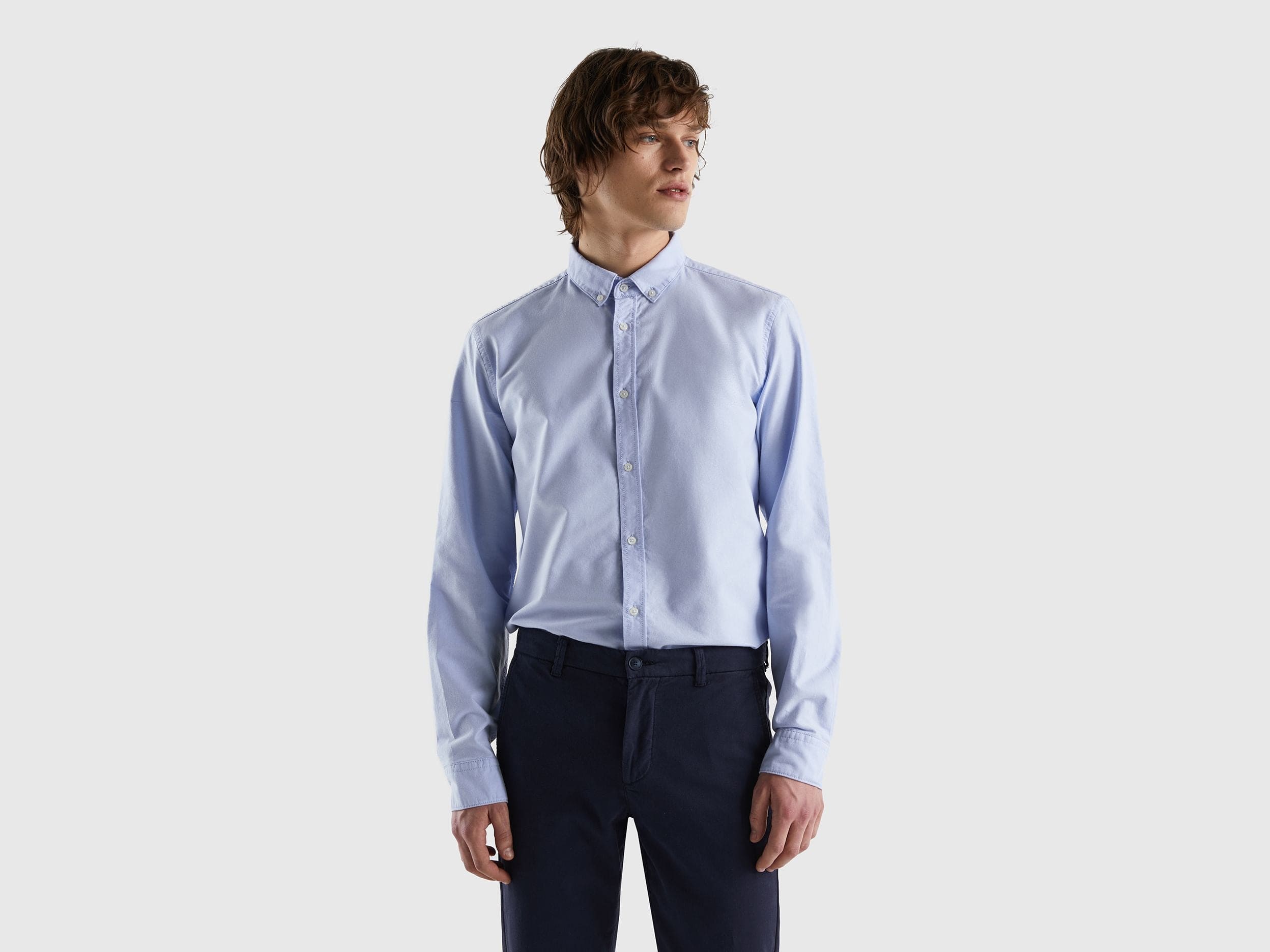 Slim fit shirt in 100% cotton