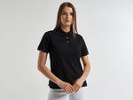 Polo in stretch organic cotton