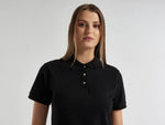 Polo in stretch organic cotton