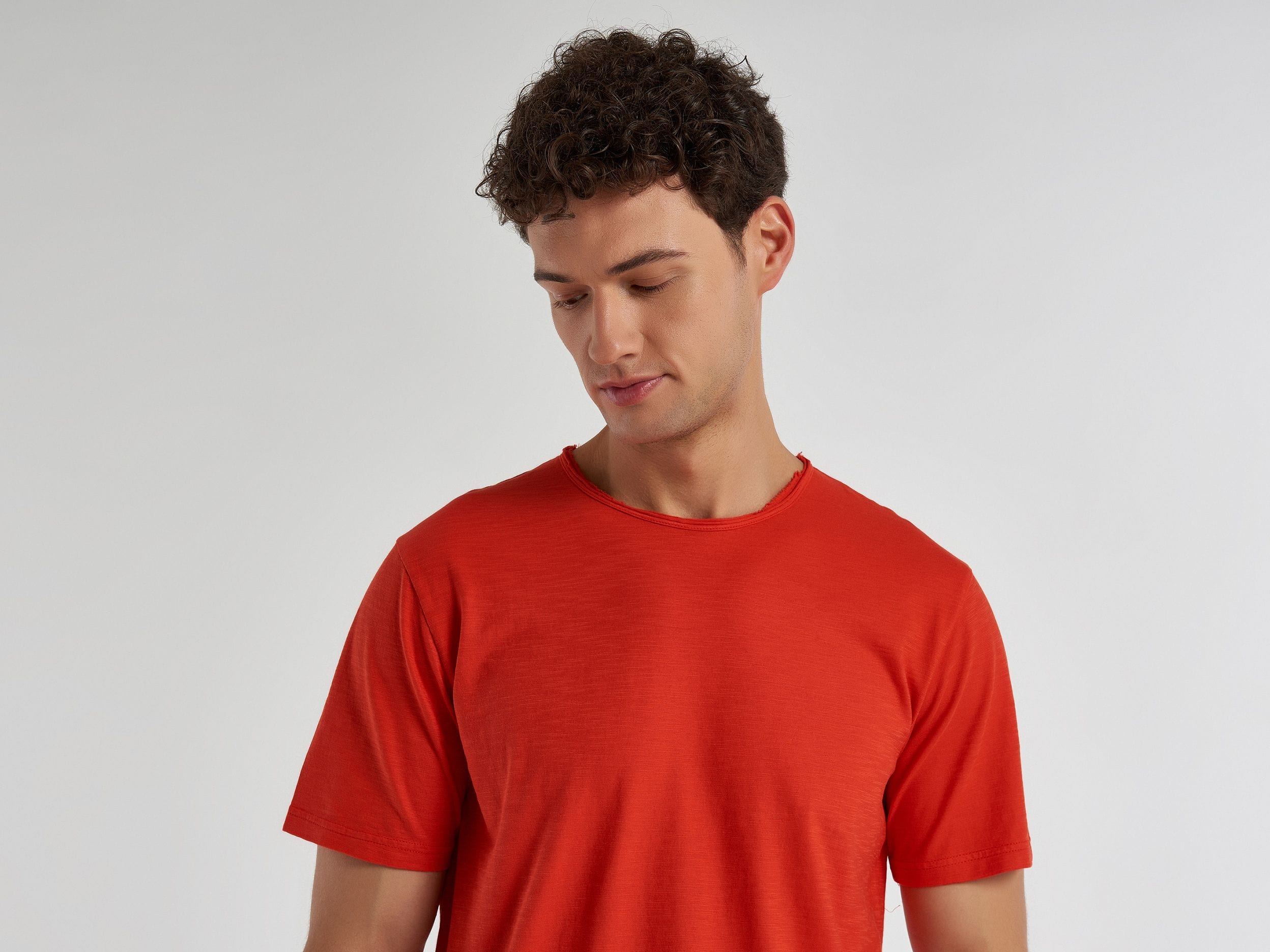 T-shirt in slub cotton
