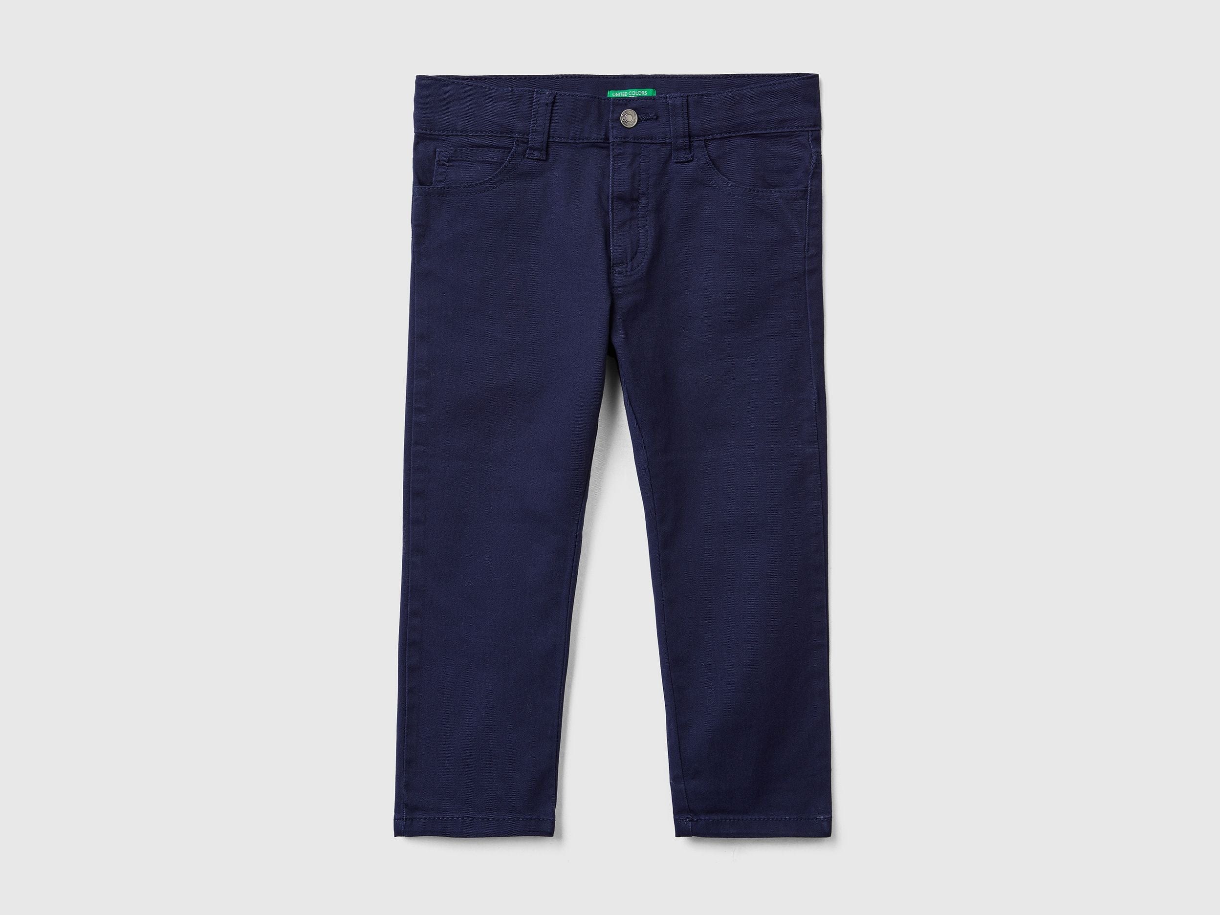 Five-pocket slim fit trousers