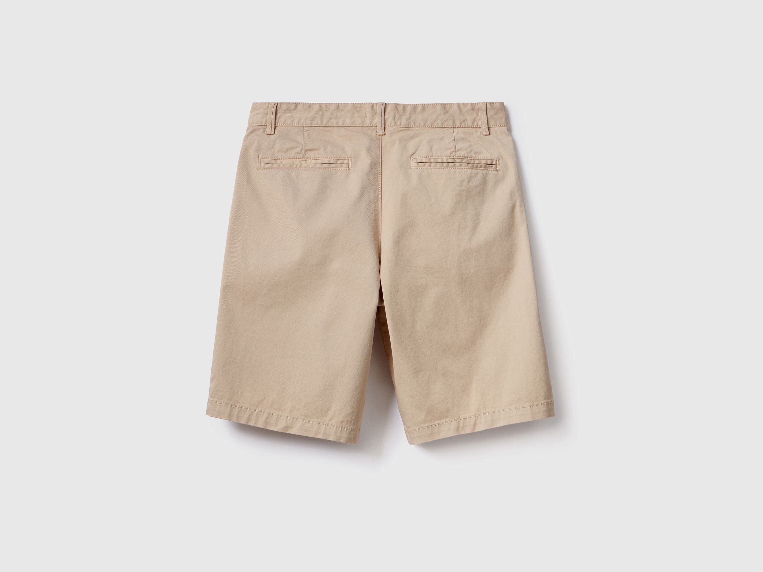Chino bermudas in stretch cotton