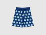 Bermudas with fruit pattern