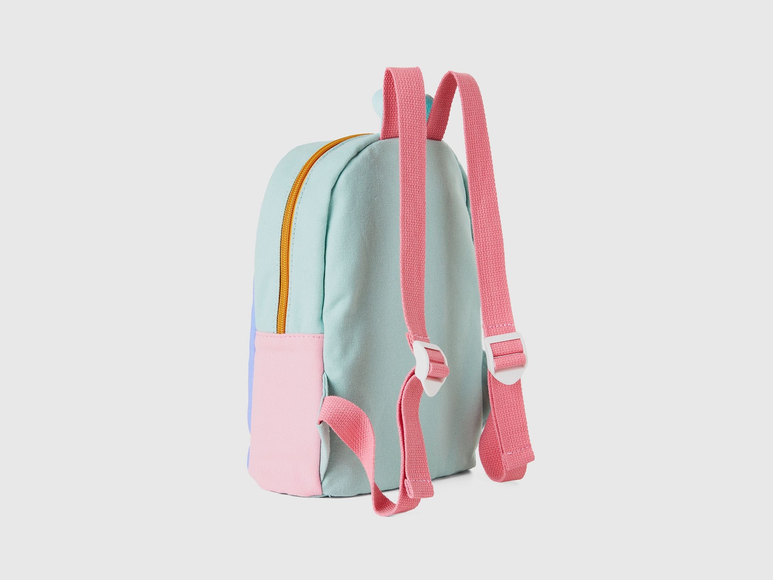 Rucksack in cotton blend with print