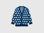 Cardigan with fruit pattern