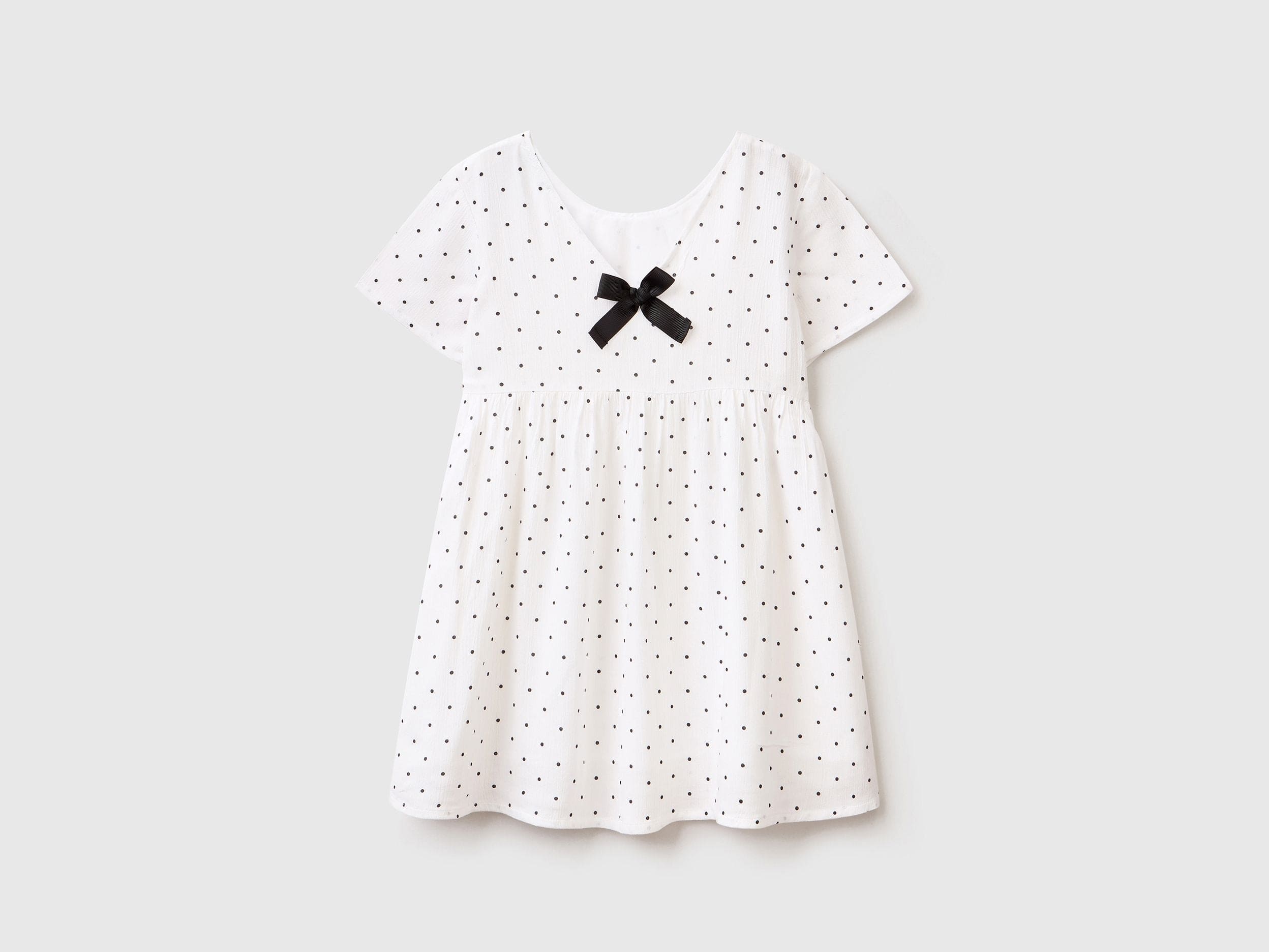 Polka dot dress in sustainable viscose