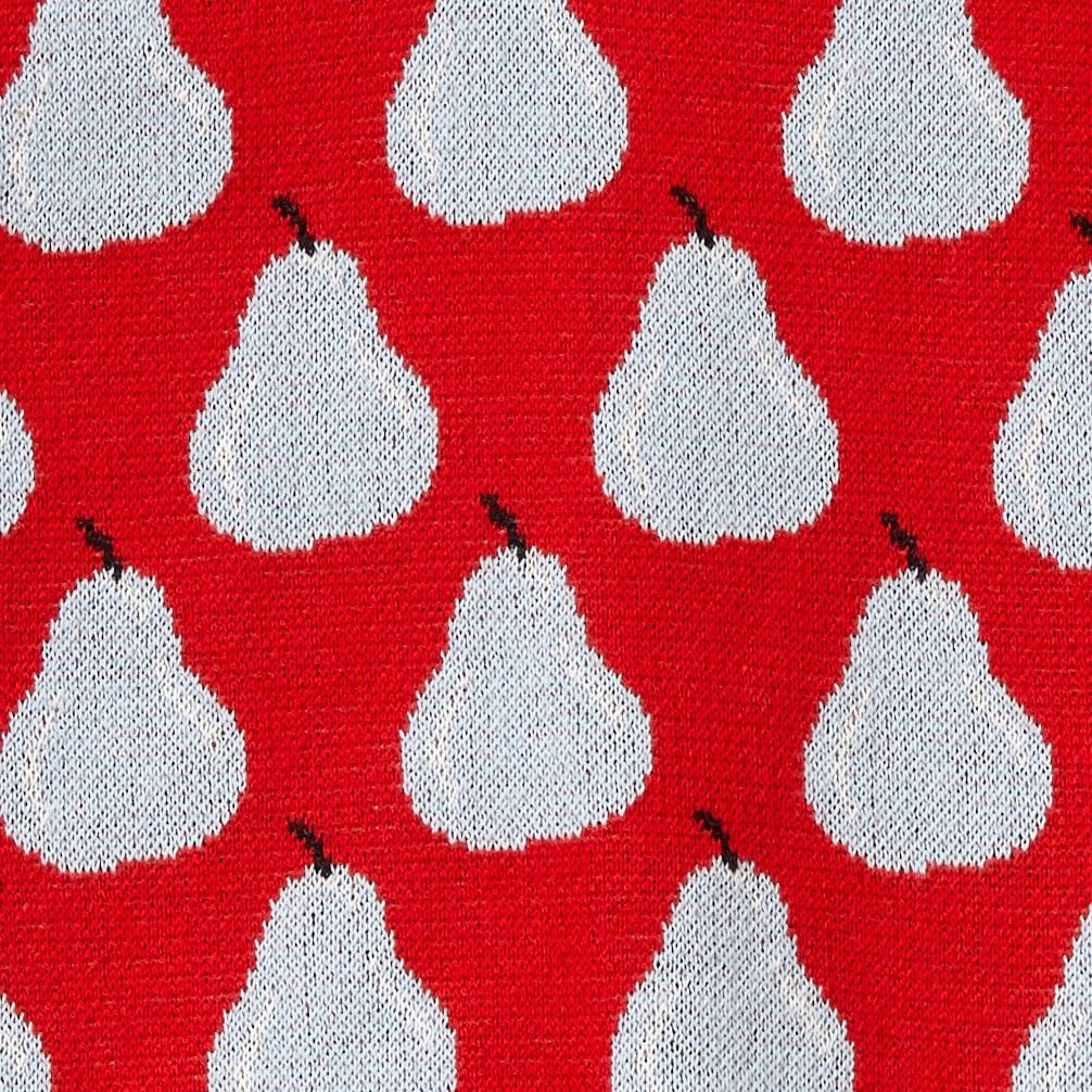 Vest with fruit pattern