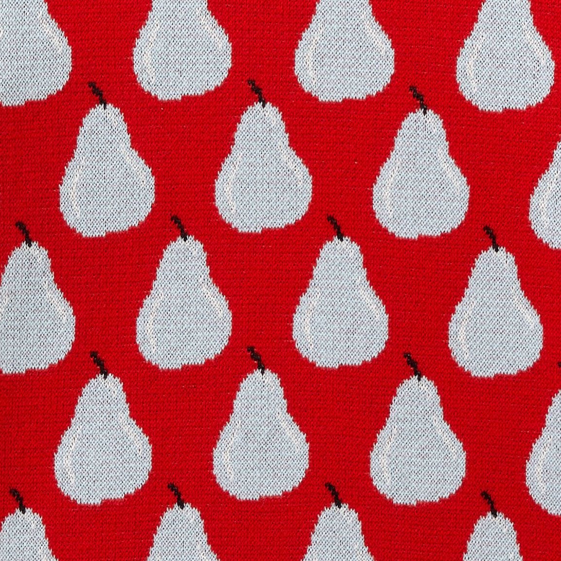 Sweater with fruit pattern
