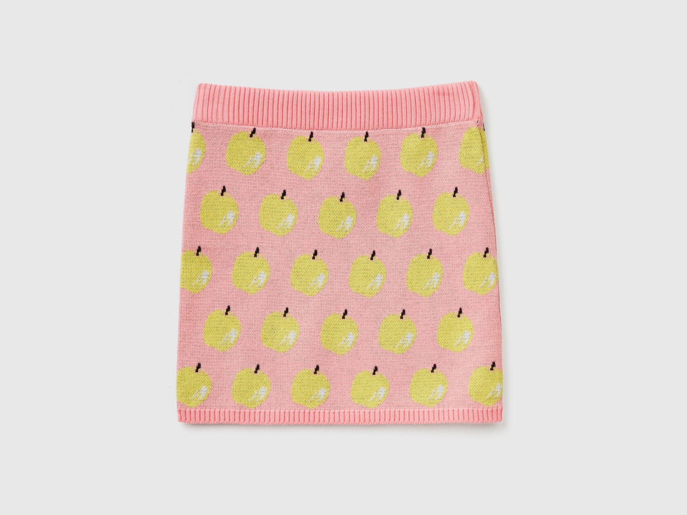 Mini skirt with pattern