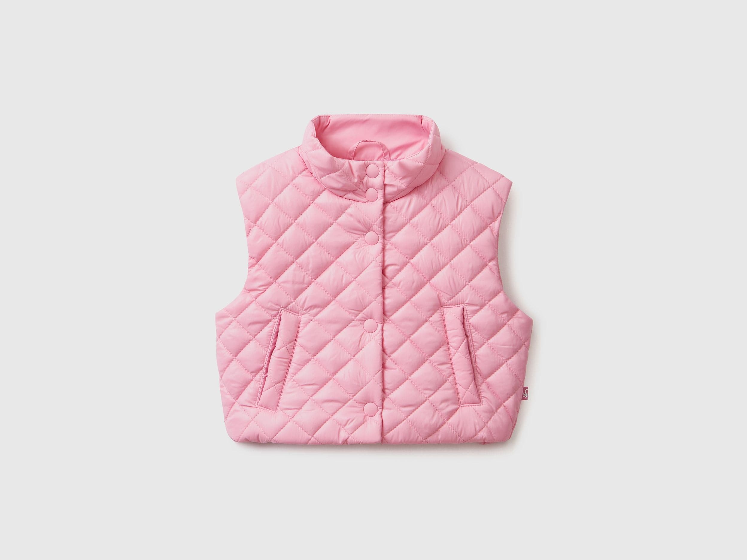 Boxy fit quilted vest