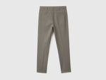 Slim fit cotton chinos