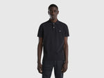 Short sleeve polo in 100% cotton
