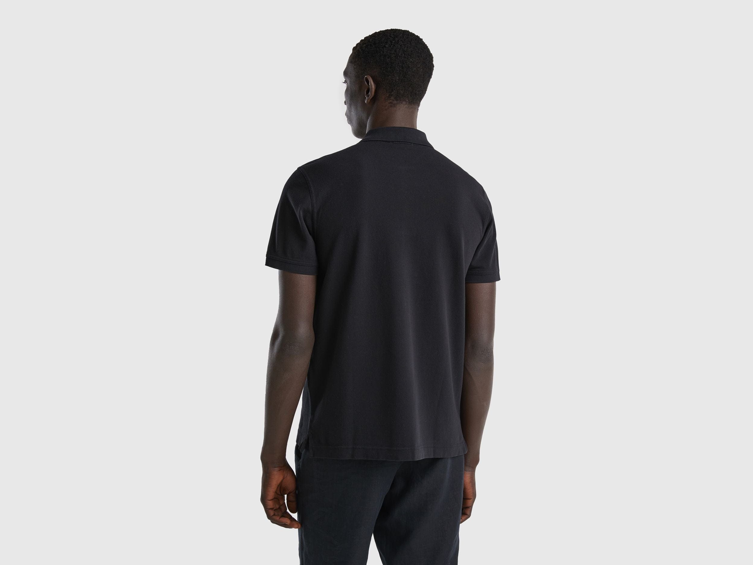 Short sleeve polo in 100% cotton